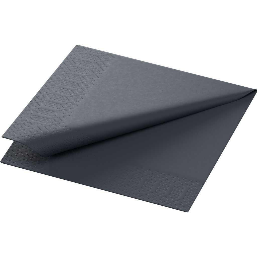 Serviette 3 plis 1/4 pli 24x24cm papier couleur