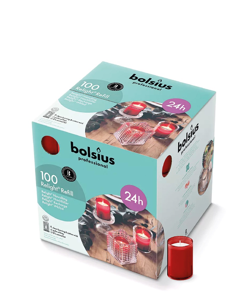 Relight Box Candles 100 Pcs 