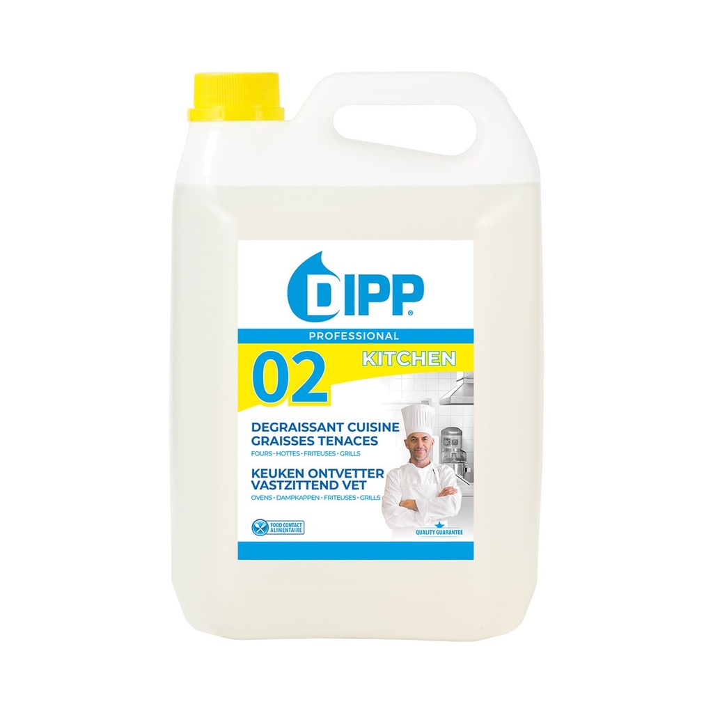Dipp nr. 02 - 1x5L extra krachtige keukenontvetter voor hardnekkig vet
