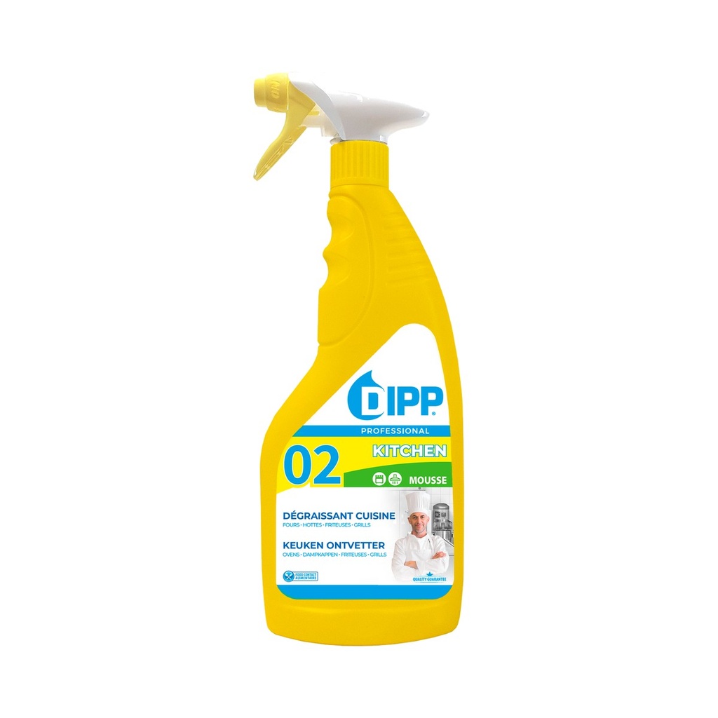 Dipp nr. 02 - keukenontvetter voor hardnekkig vet schuim easy pro 750 ml spray