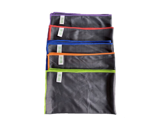 Lavette microfibre carbone 60x40cm 5p