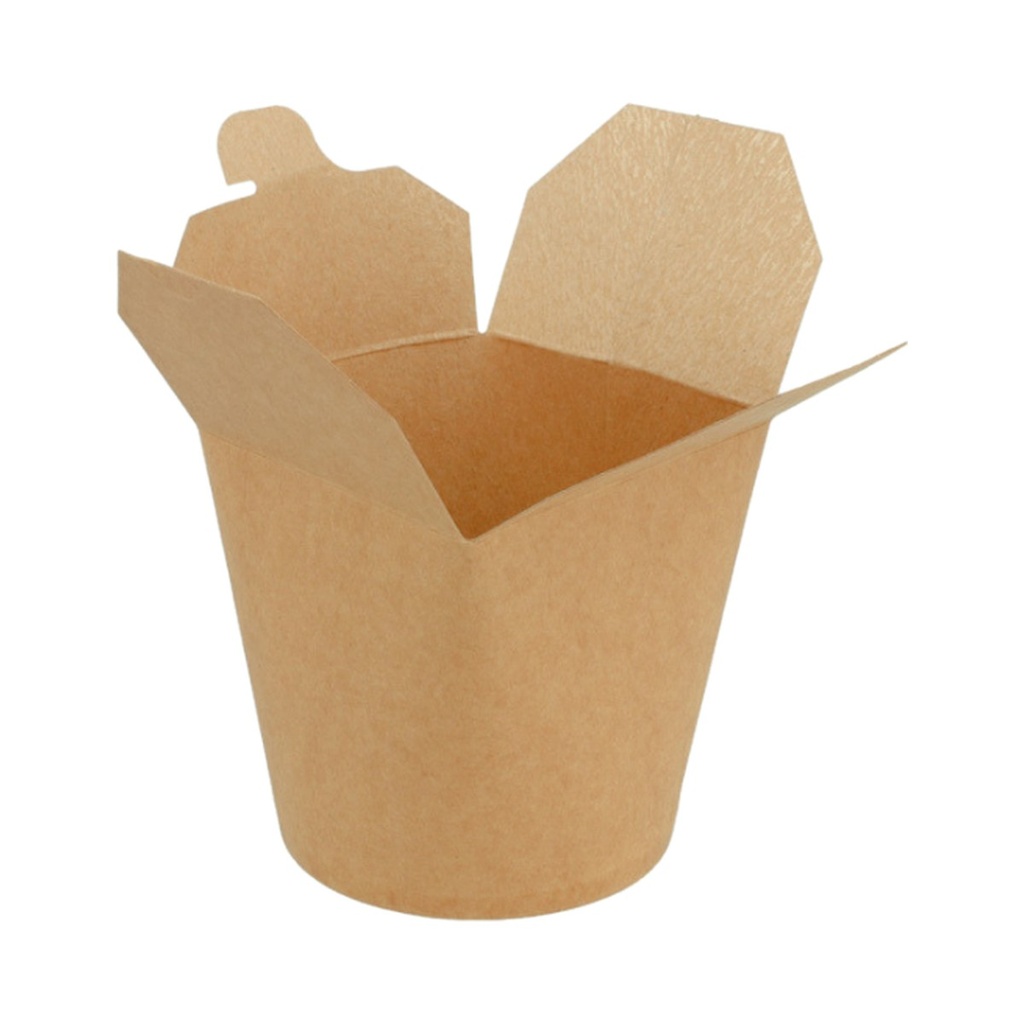 Pot à nouille kraft 450ML 500p