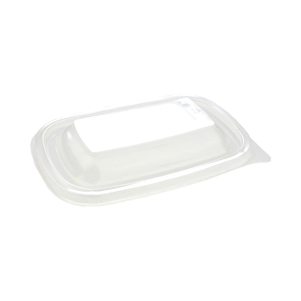 Couvercle rectangle noir Sabert Hotpack HOT52A71 20X13X2cm