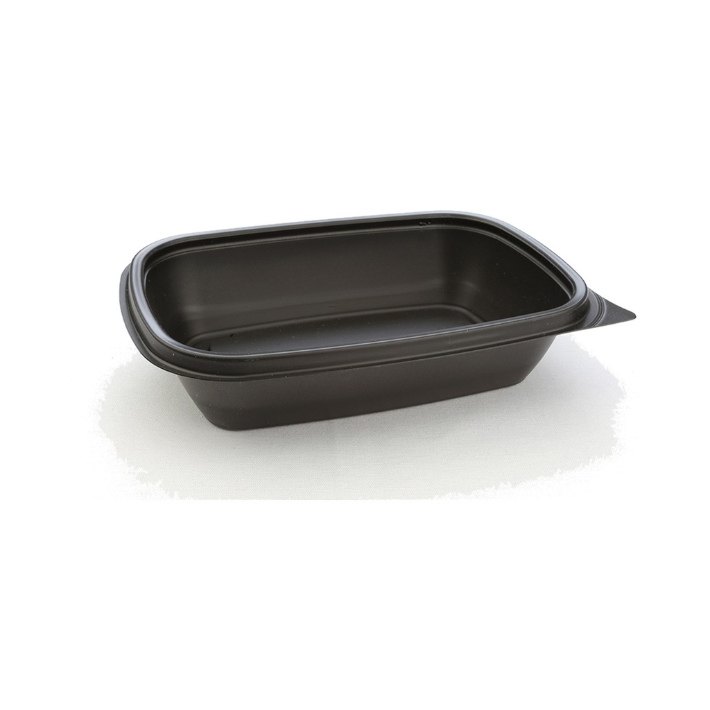 Ravier rectangle noir Sabert Hotpack HOT78130 23X17X5cm 900ML