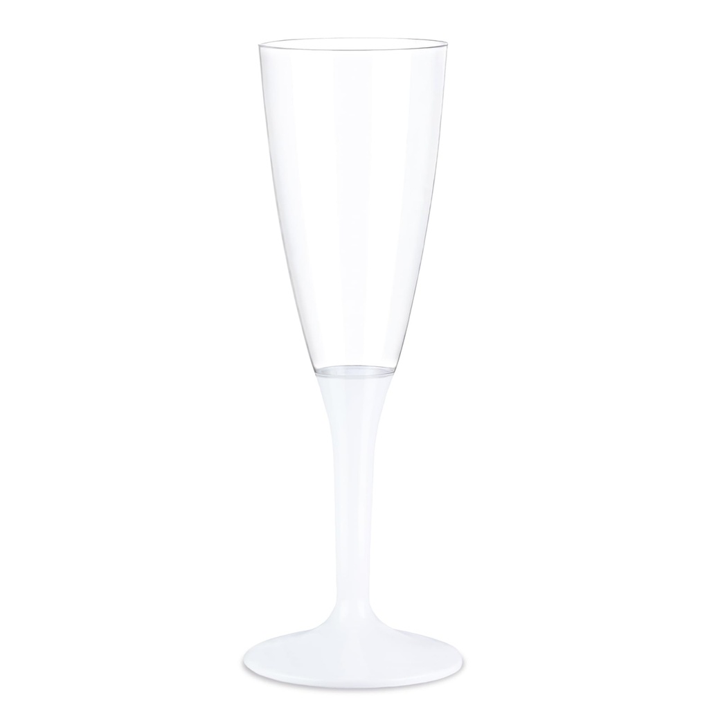 Wiederverwendbares Sektglas transparent 55mm 140cc