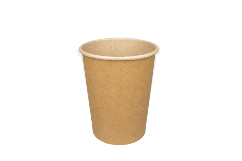 Kaffeebecher 230cc 8oz Ø80mm Kraftkarton 20x50