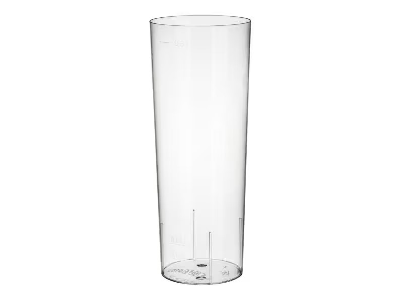 Long drink glasses 300cc transparent 50x10