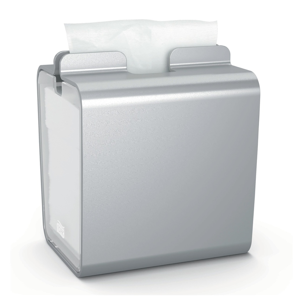 Tork Xpressnap 274002 napkin dispenser on table N4 Aluminum 