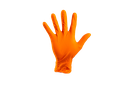 Nitril handschoenen poedervrij oranje grip 8g