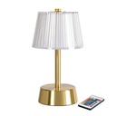 Duni LED-Tischleuchte Jay Gold 12,2x22cm