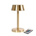 Duni LED tafellamp Nour goud 10x20cm