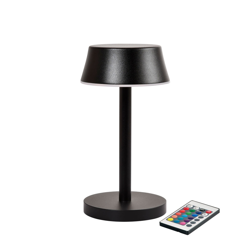 Tischlampe Duni LED Nour Schwarz 10x20cm 