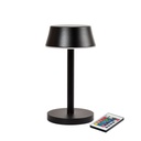 Tischlampe Duni LED Nour Schwarz 10x20cm 