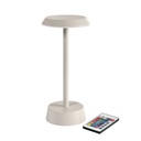 Lampe de table Duni LED Nour Taupe 11,9x26,3cm