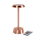 Duni LED table lamp Nour rose gold 11,9x26,3cm