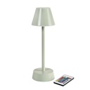 Tischlampe Duni LED Zelda Pistaziengrün 10,9x33cm