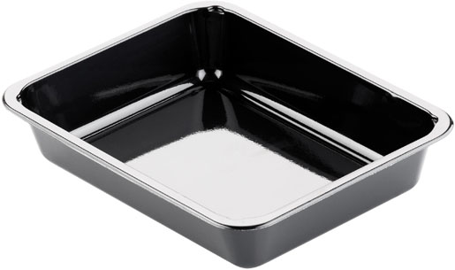 Menüschale 1 Fach schwarz Duniform 225x175x43mm 1200ml