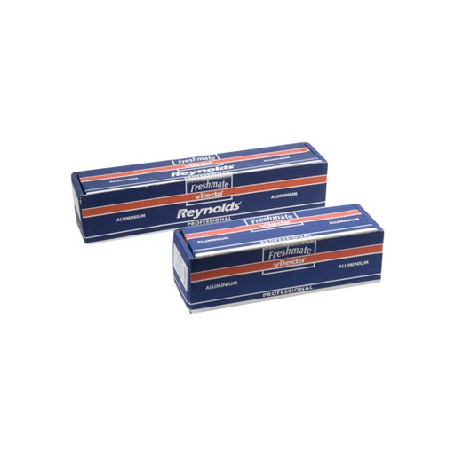 [1502] Rouleau papier aluminium en boite 45cm x 150m 21mic Reynolds