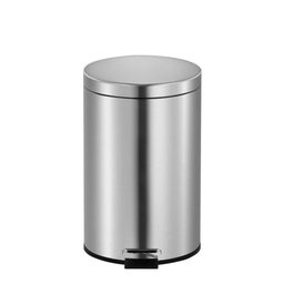 [2160] Poubelle Inox Mat 3 L + Pedale + Seau