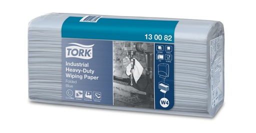 [4325] Industriële doek blauw 3-laags 32x38cm T130082 W4 