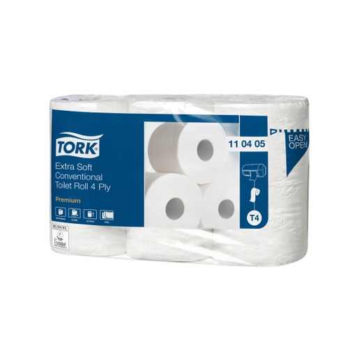 [4350] Papier toilette cellulose 4 plis 150 coupons T110406 T4