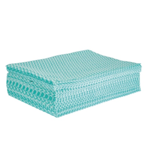 [4361] Cotonette non-tissé 38x60cm vert 6x48