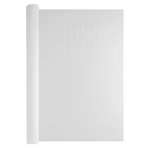 [5045] Tafelkleed op rol damastpapier 120x100cm wit