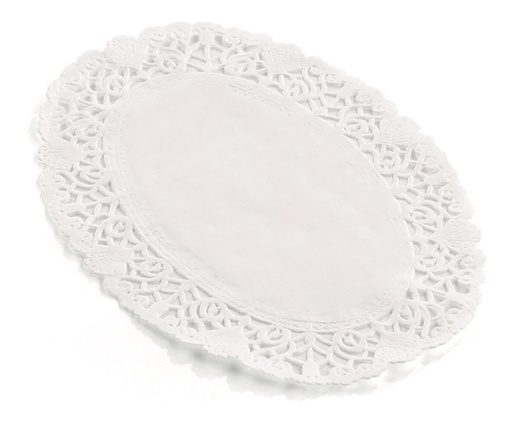 [5246] Dentelle en papier ovale 26x19.5cm
