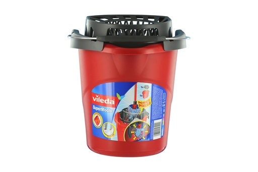 [6009] Supermocio Eimer + Presse Vileda 