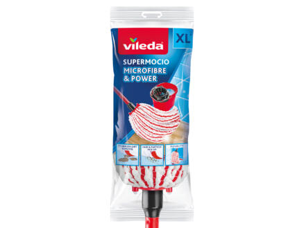 [6010] Supermocio Vileda Microfibre & Power système serpillière avec manche