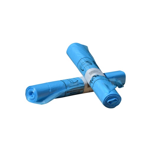 [6025] Garbage bag 75x105cm 23mic Brussels blue 100L 