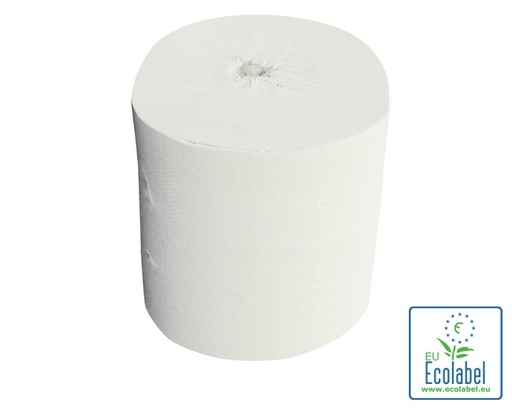 [10301] Rouleau essuie-tout MIDI sans mandrin recyclé 1 plis 22cm 6x276m