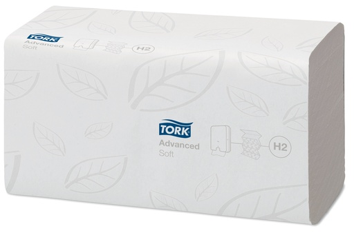 [10516] Essuie-mains Xpress pliés en m cellulose 2 plis 34x21,2cm T120288 H2