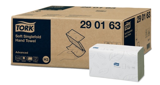 [10556] Essuie-mains Advanced pliés en v recyclé 2 plis 24,8x23cm T290163 H3