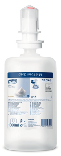 [22698] Savon Mousse Tork Mild (T 520501) S4 1L