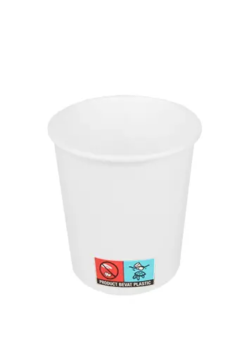 [65909] Coffee cup 120cc 4oz Ø63mm white cardboard 40X50 