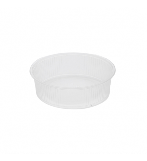 [66423] Barquette ronde PP transparent 200cc 101x40mm