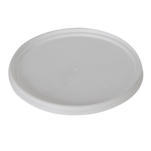 [66438] Couvercle Diam. 115mm Blanc Plat En Pe