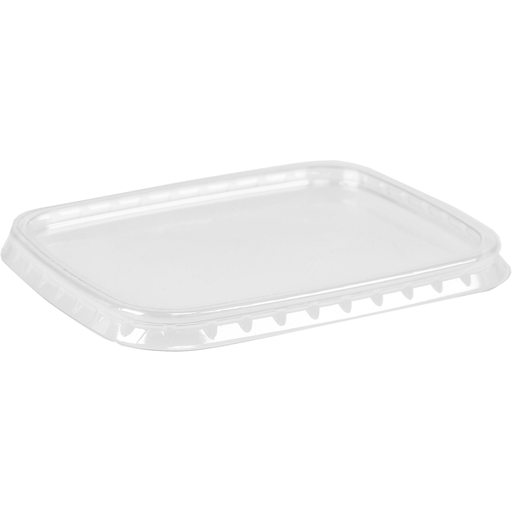 [66450] Transparent PET rectangle lid 108x82mm 