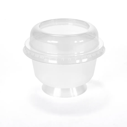 [66540] Dessertbecher mit Fuß PP 150ml Ø95mm transparent