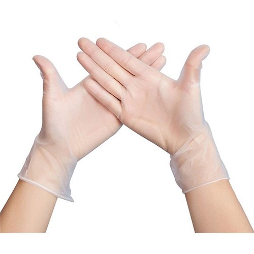 Einweg-Handschuhe aus nicht gepudertem Vinyl 
