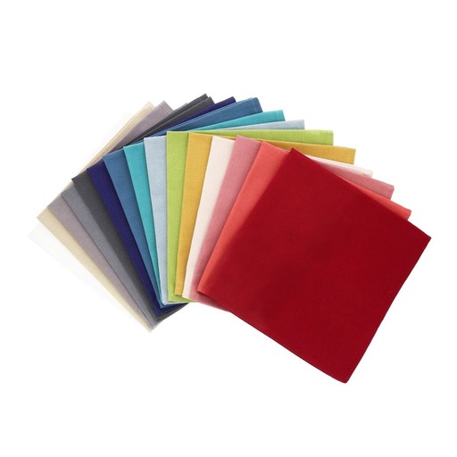 Serviette 3 plis 1/4 pli 40x40cm papier couleur