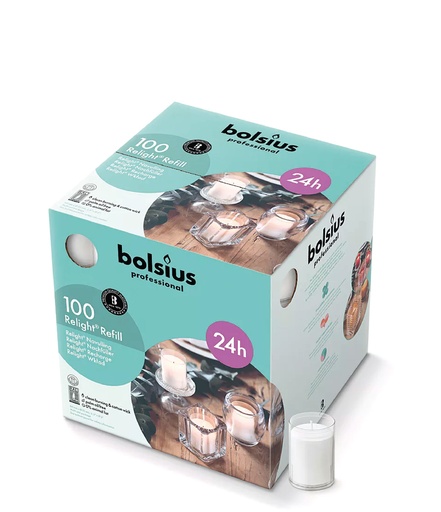 Bougies Relight Box 100 Pces