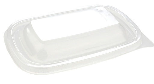 [66342] Couvercle rectangle noir Sabert Hotpack HOT52A71 20X13X2cm
