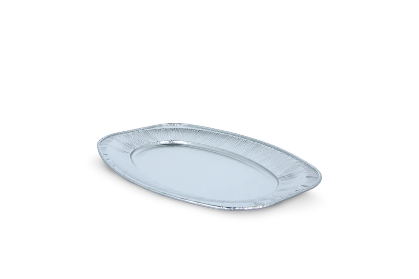 [66530] Oval aluminium platters 33cm V330G