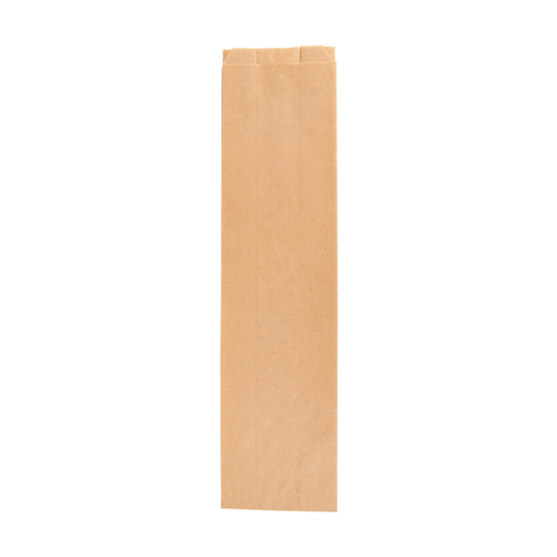 [54510] Brauner Brotbeutel 12x7x43cm