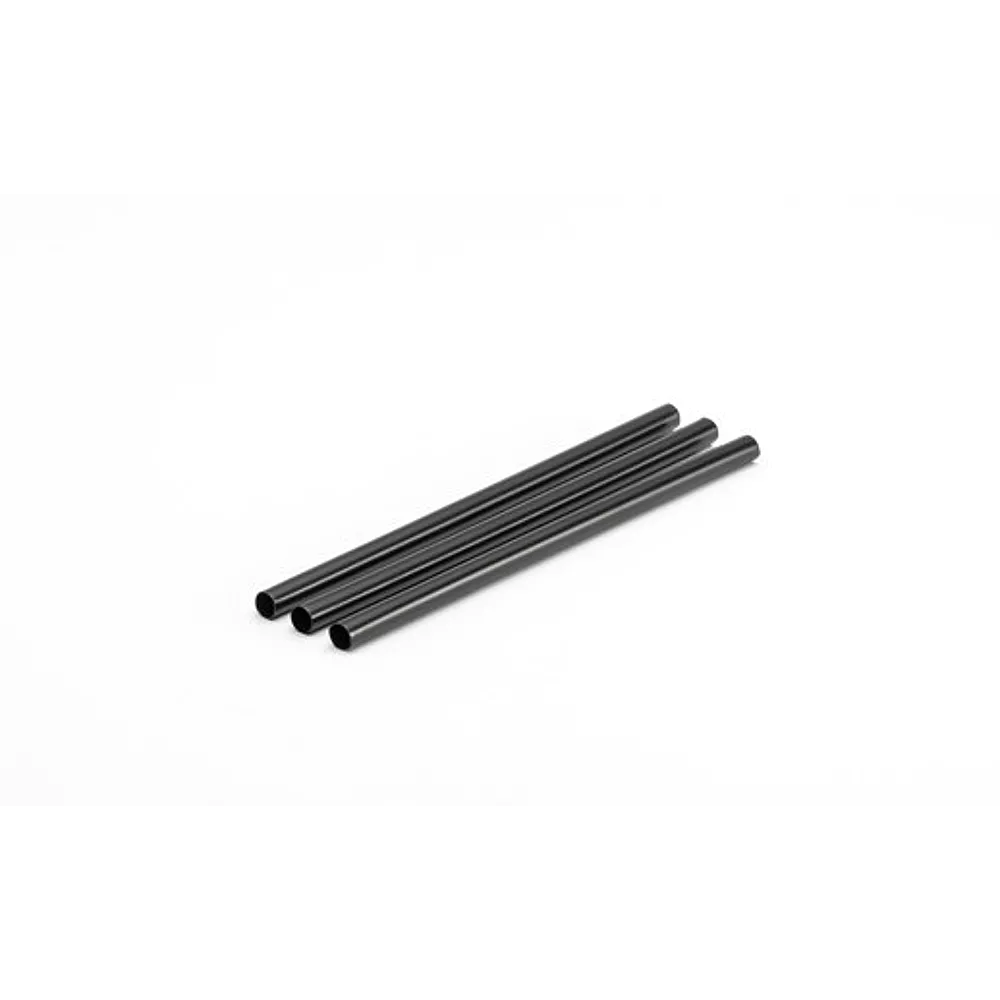 [66213] Pailles Réutilisable Noir 8x240mm 250p