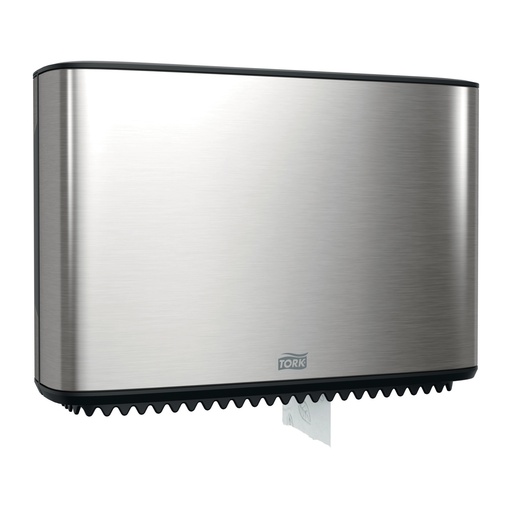 [10598] Distributeur Tork papier toilette Mini Jumbo acier T2