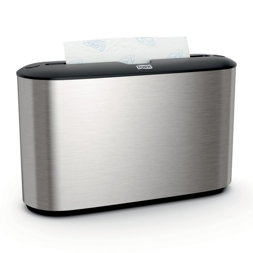 [10633] Portable Tork Xpress dispenser for interfold hand towels H2 steel