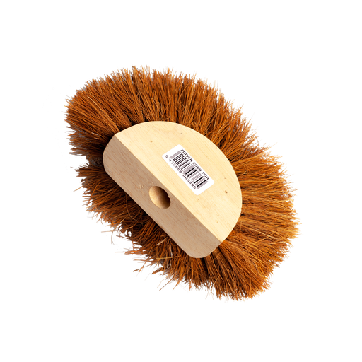 [3114] Brosse tête de loup en forme de demi-lune à fibres de coco
